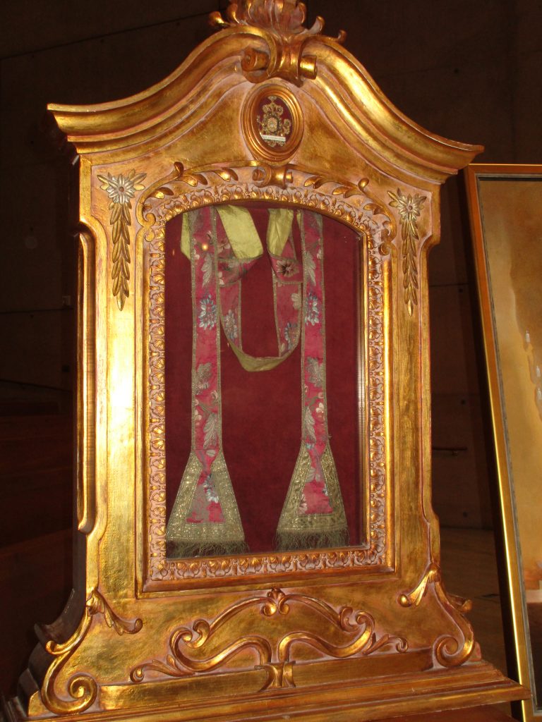 relics of St. Junipero Serra
